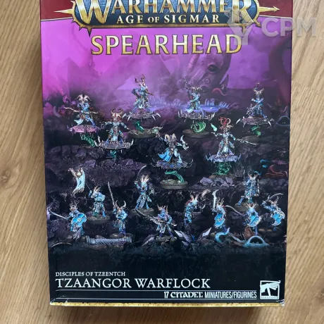 Описание картинки Disciples of Tzeentch: Tzaangor Warflock - Spearhead от zurdo по цене 14 000руб | Свободный Рынок Миниатюр - СРМ