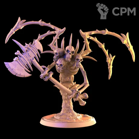 Описание картинки Skull Lord Marrowgar от Орки с наГорки по цене 400руб | Свободный Рынок Миниатюр - СРМ