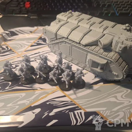 Описание картинки Crassus + 10 солярных бойцов от Kaniton по цене 3 250руб | Свободный Рынок Миниатюр - СРМ