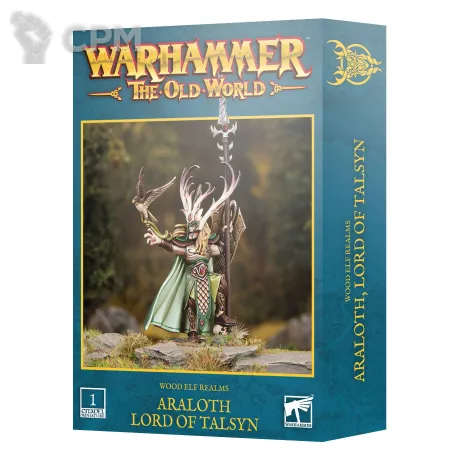 Описание картинки Wood Elf Realms: Araloth Lord Of Talsyn от LifeIsNow по цене 2 990руб | Свободный Рынок Миниатюр - СРМ