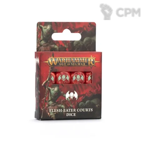 Описание картинки Flesh-eater Courts Dice Set от MiniaturesFAN по цене 4 989руб | Свободный Рынок Миниатюр - СРМ