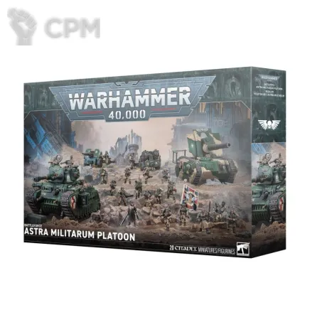 Описание картинки [ПРЕДЗАКАЗ] Battleforce: Astra Militarum Platoon от MiniaturesFAN по цене 26 880руб | Свободный Рынок Миниатюр - СРМ