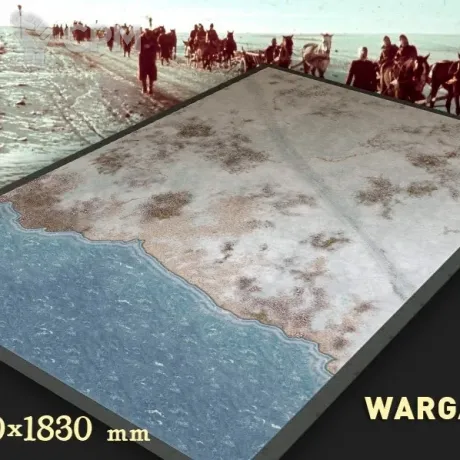 Описание картинки Игровое поле "Холодный берег" bm034v 6'х4' от WargamePrint по цене 3 450руб | Свободный Рынок Миниатюр - СРМ