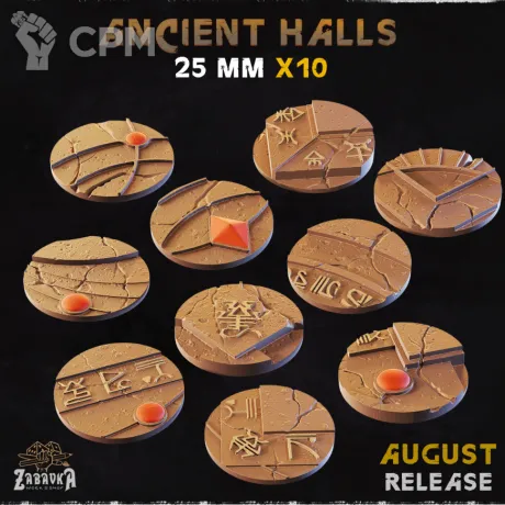 Описание картинки Ancient Halls Base 25мм от 3Д-Печка по цене 35руб | Свободный Рынок Миниатюр - СРМ
