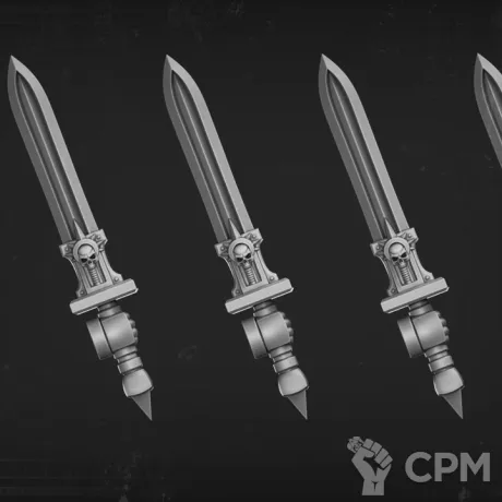 Описание картинки мечи тип Warden (правая рука) от LDBits по цене 547руб | Свободный Рынок Миниатюр - СРМ