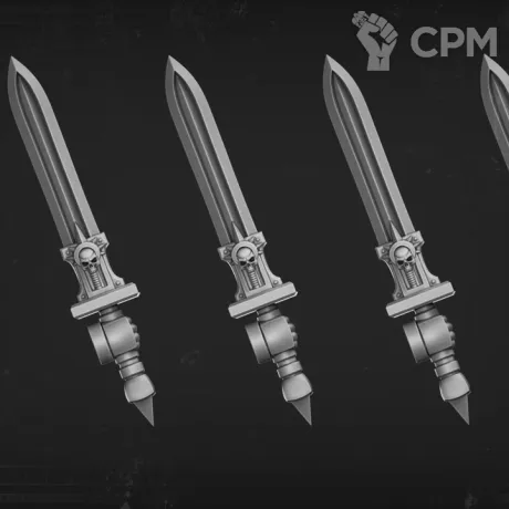 Описание картинки мечи тип Warden (правая рука) от Bazilevs по цене 497руб | Свободный Рынок Миниатюр - СРМ