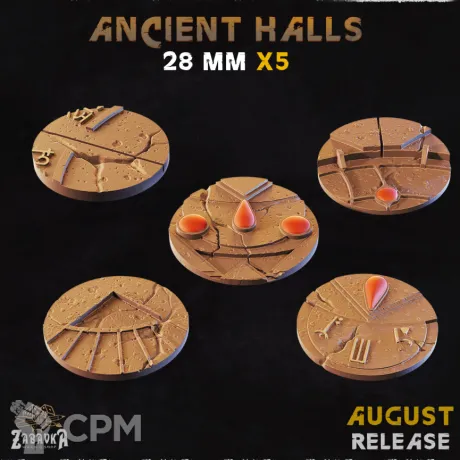 Описание картинки Ancient Halls Base 28мм от 3Д-Печка по цене 40руб | Свободный Рынок Миниатюр - СРМ