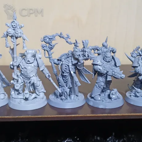 Описание картинки Plague Marines Kill Team от MaxxZ по цене 1 500руб | Свободный Рынок Миниатюр - СРМ