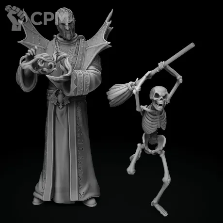 Описание картинки Xardas Deceiver of the Gods 75 mm от LDBits по цене 2 739руб | Свободный Рынок Миниатюр - СРМ