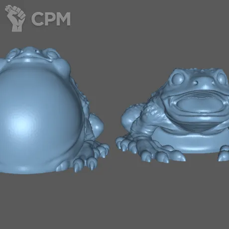 Описание картинки Гигантская жаба (Giant toad) от Formosa Printing по цене 350руб | Свободный Рынок Миниатюр - СРМ