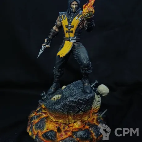 Описание картинки Скорпион Mortal Kombat от Н по цене 10 500руб | Свободный Рынок Миниатюр - СРМ