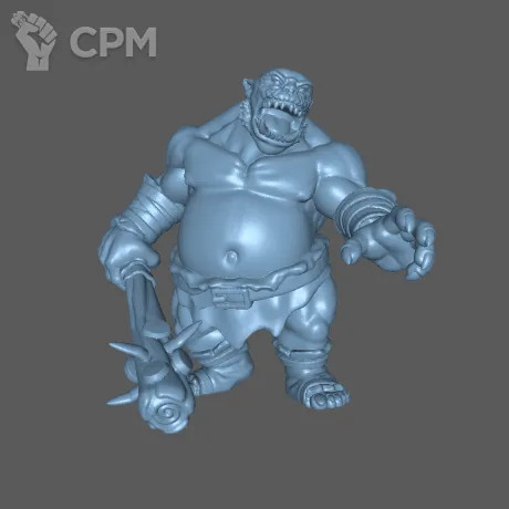 Описание картинки Огр (Ogre) от Formosa Printing по цене 350руб | Свободный Рынок Миниатюр - СРМ