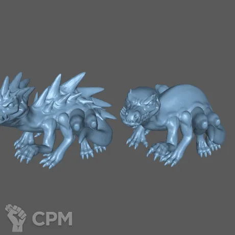 Описание картинки Василиск (Basilisk) от Formosa Printing по цене 300руб | Свободный Рынок Миниатюр - СРМ