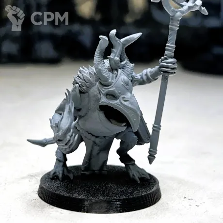 Описание картинки Changecaster, Herald of Tzeentch от Магазин Альфария по цене 180руб | Свободный Рынок Миниатюр - СРМ