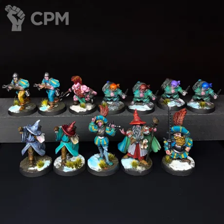 Описание картинки Миниатюры для DnD / Готовая варбанда для Frostgrave от Chain Brush по цене 2 000руб | Свободный Рынок Миниатюр - СРМ