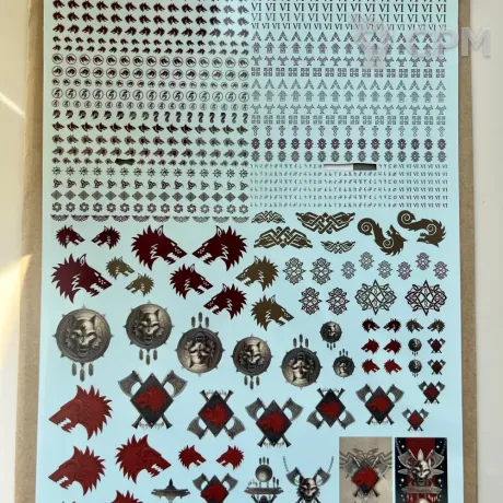 Описание картинки Декали space wolves legion transfer sheet оригинал. от Paul_Konovan по цене 4 000руб | Свободный Рынок Миниатюр - СРМ
