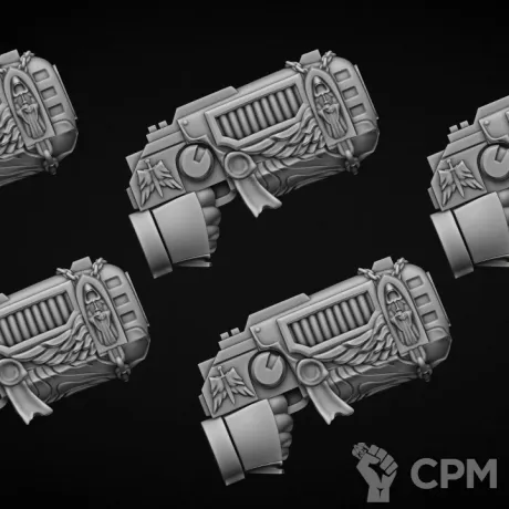 Описание картинки Plasma pistol type Dark от Bazilevs по цене 398руб | Свободный Рынок Миниатюр - СРМ