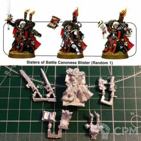 Описание картинки Sister of Battle Canoness 1 (2004) от Stark Foundry по цене 435руб | Свободный Рынок Миниатюр - СРМ