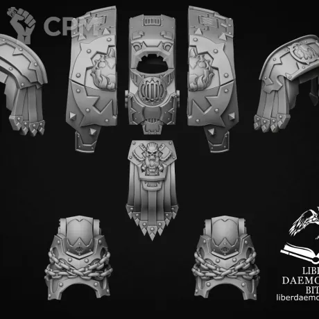 Описание картинки Armor model "Levi" type Hound от Bazilevs по цене 1 095руб | Свободный Рынок Миниатюр - СРМ