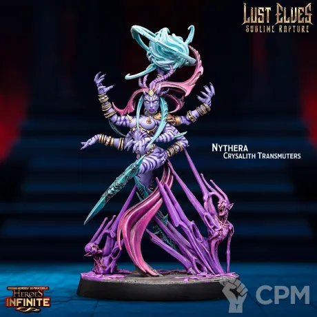 Описание картинки Hedonites of Slaanesh/Nythera от Barduck Miniatures по цене 289руб | Свободный Рынок Миниатюр - СРМ
