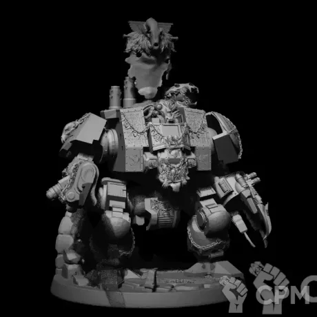Описание картинки Space Wolves  Venerable Dreadnought / Dreadnought от MrMetalHorror по цене 1 000руб | Свободный Рынок Миниатюр - СРМ