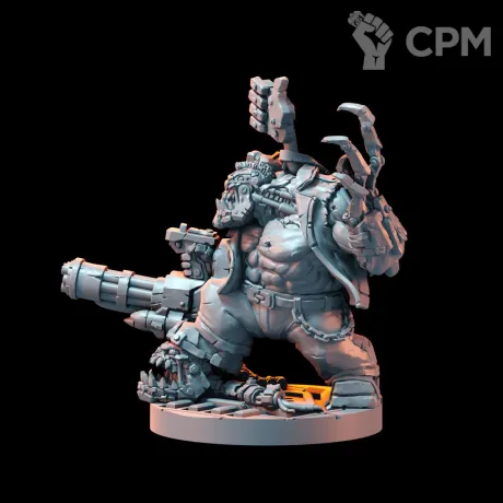 Описание картинки Миниатюра Варбосс Терминаторк,  Warboss от Brother Ork по цене 1 100руб | Свободный Рынок Миниатюр - СРМ