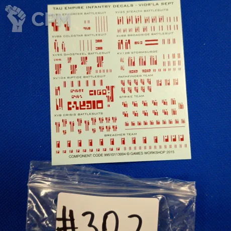 Описание картинки Tau Empire Infantry decals #302 от WakoLab (Origs) по цене 290руб | Свободный Рынок Миниатюр - СРМ
