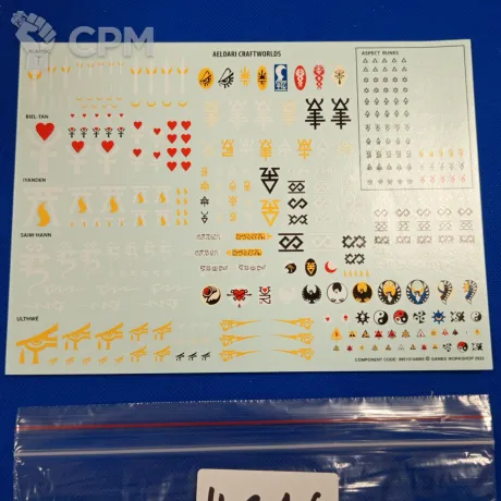 Описание картинки Aeldari Craftworlds transfer sheet #316 от WakoLab (Origs) по цене 240руб | Свободный Рынок Миниатюр - СРМ