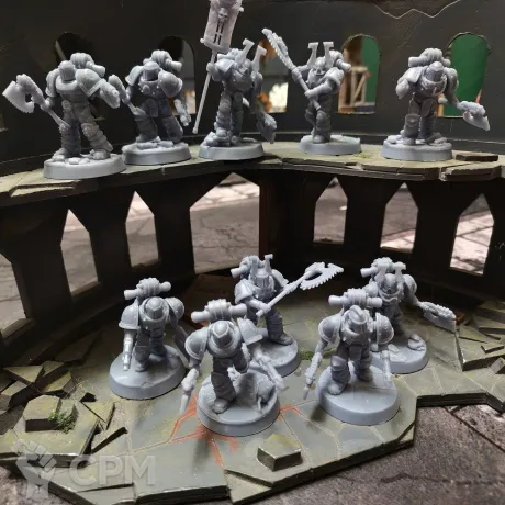 Описание картинки Khorne Berzerkers 2 от Astramael по цене 1 500руб | Свободный Рынок Миниатюр - СРМ
