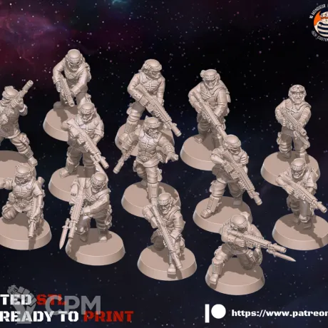 Описание картинки Cadet Rundsgards от PocketSized Prints по цене 1 875руб | Свободный Рынок Миниатюр - СРМ