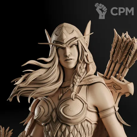 Описание картинки Alleria Windrunner Фигурка (World of Warcraft) от GAS3TXD  по цене 4 200руб | Свободный Рынок Миниатюр - СРМ