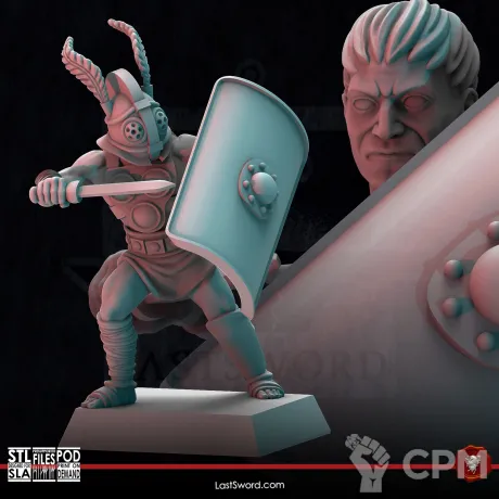 Описание картинки Samnita от Barduck Miniatures по цене 239руб | Свободный Рынок Миниатюр - СРМ