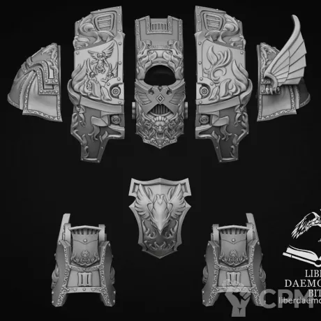 Описание картинки Armor model "Levi" type Phoenix от LDBits по цене 1 205руб | Свободный Рынок Миниатюр - СРМ