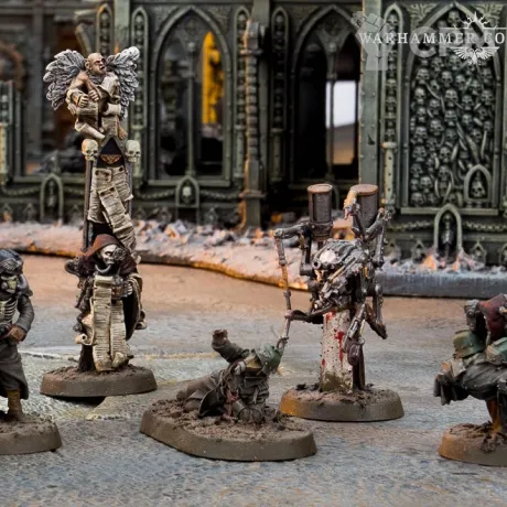 Описание картинки Krieg Command Squad от Хитрый гретчин  по цене 530руб | Свободный Рынок Миниатюр - СРМ