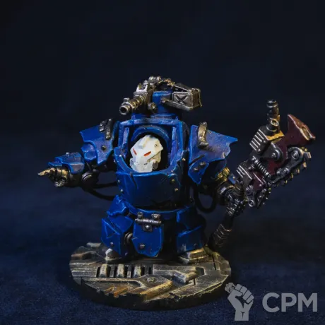 Описание картинки Ork Warboss In Mega Armour (печать) от izengreen по цене 100руб | Свободный Рынок Миниатюр - СРМ