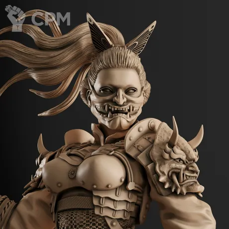 Описание картинки Urara Samurai Warrior Фигурка от GAS3TXD  по цене 5 600руб | Свободный Рынок Миниатюр - СРМ