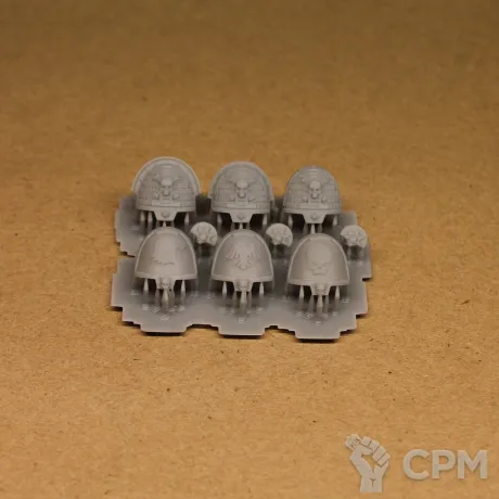 Описание картинки Набор наплечников для дэзвотч грависов 4 (deathwatch gravis shoulders pads 4) от мезеров александр по цене 250руб | Свободный Рынок Миниатюр - СРМ