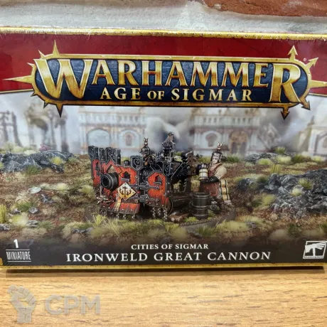 Описание картинки Ironweld Great Cannon от WarhammerBaby по цене 5 600руб | Свободный Рынок Миниатюр - СРМ