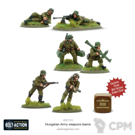 Описание картинки Hungarian Army weapons teams от  по цене 900руб | Свободный Рынок Миниатюр - СРМ