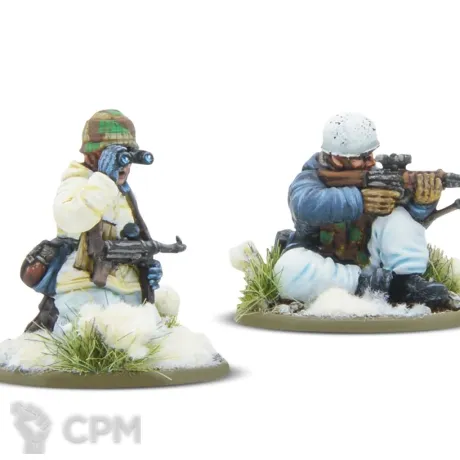 Описание картинки Winter Fallschirmjäger sniper Teams от  по цене 330руб | Свободный Рынок Миниатюр - СРМ
