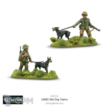 Описание картинки USMC War Dog Teams от  по цене 500руб | Свободный Рынок Миниатюр - СРМ