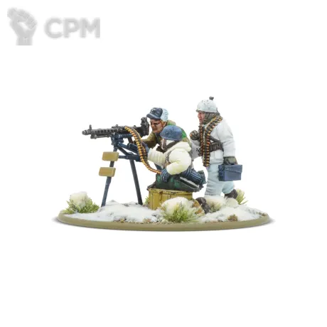 Описание картинки Fallschirmjäger (Winter) MMG Team от  по цене 660руб | Свободный Рынок Миниатюр - СРМ