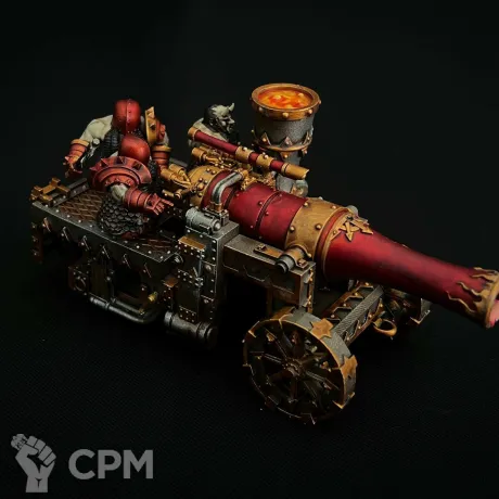 Описание картинки Magma Cannon от MrMetalHorror по цене 900руб | Свободный Рынок Миниатюр - СРМ