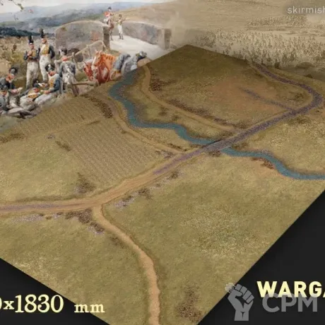 Описание картинки Игровое поле "Peninsular" ss002 6'х4' от WargamePrint по цене 3 450руб | Свободный Рынок Миниатюр - СРМ