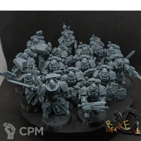 Описание картинки Primaris Crusader Squad от R.E.print по цене 1 490руб | Свободный Рынок Миниатюр - СРМ