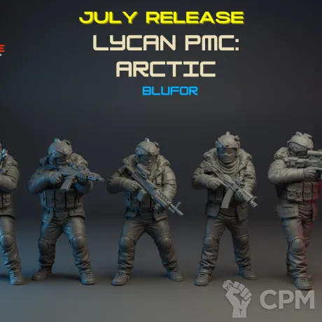 Описание картинки Lycan PMC (arctic) от PocketSized Prints по цене 750руб | Свободный Рынок Миниатюр - СРМ