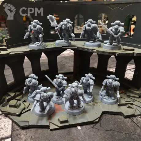 Описание картинки Khorne Berzerkers 1 от Astramael по цене 1 500руб | Свободный Рынок Миниатюр - СРМ