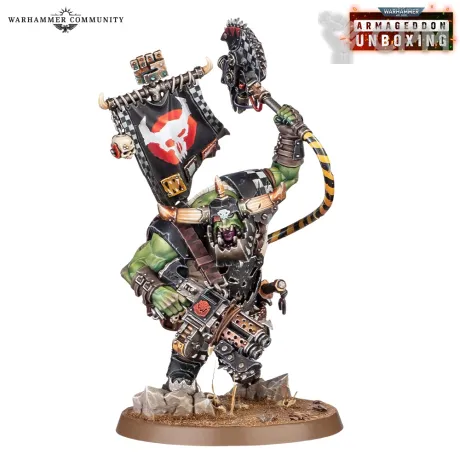 Описание картинки Warboss Armageddon от Mechanikus Forge по цене 900руб | Свободный Рынок Миниатюр - СРМ