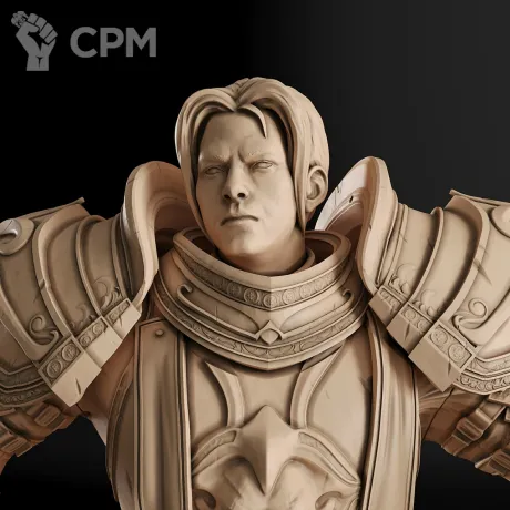 Описание картинки Anduin Wrynn Фигурка (World of Warcraft) от GAS3TXD  по цене 3 900руб | Свободный Рынок Миниатюр - СРМ