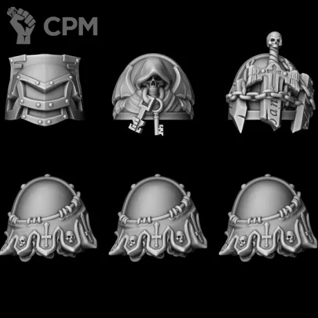 Описание картинки наплечники Arcanum от Bazilevs по цене 497руб | Свободный Рынок Миниатюр - СРМ